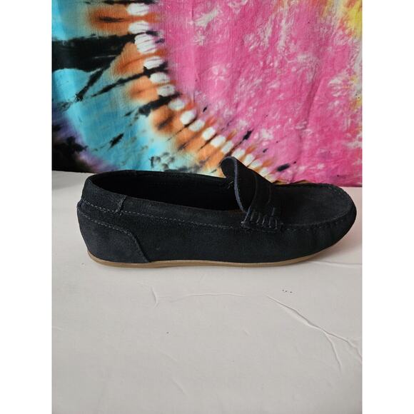 Zara Basic Collection Women's Navy Blue Slip On Loafers Size 7 EU 38 - Picture 8 of 14